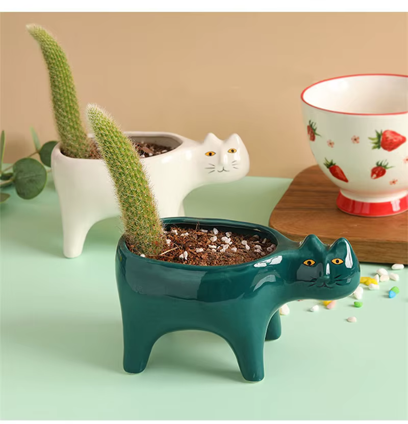 Pot de fleur de jardin en céramique