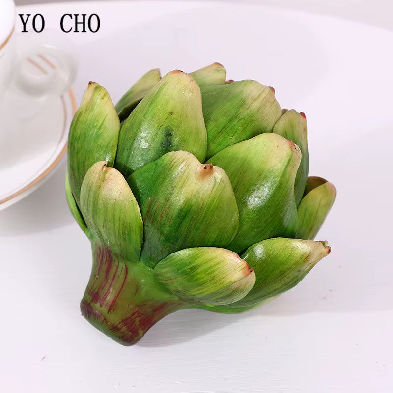 YO CHO Artichaut artificiel plante en plastique fruits