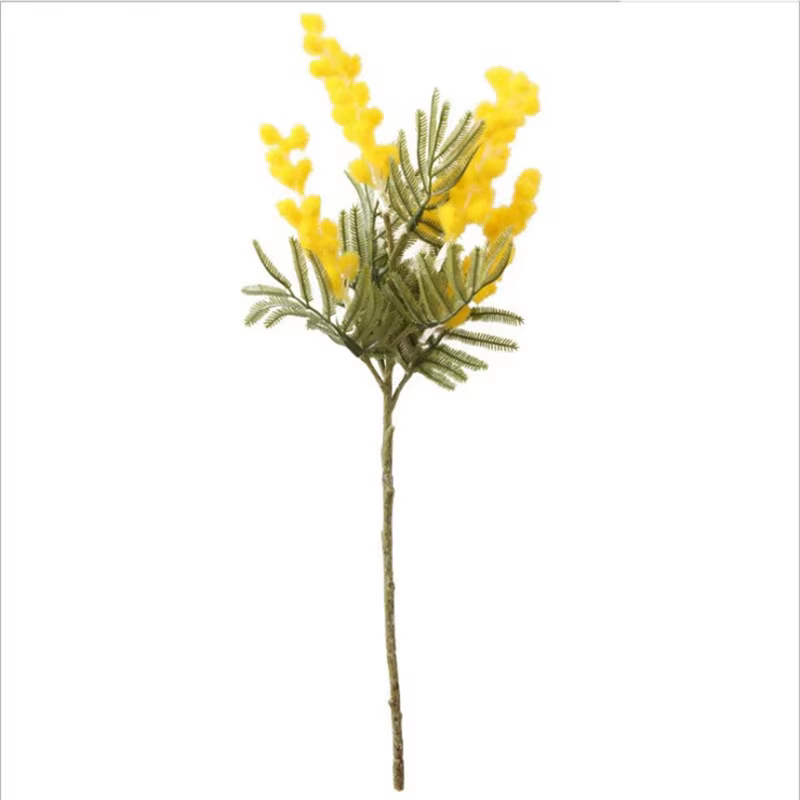 Fleurs artificielles en acacia