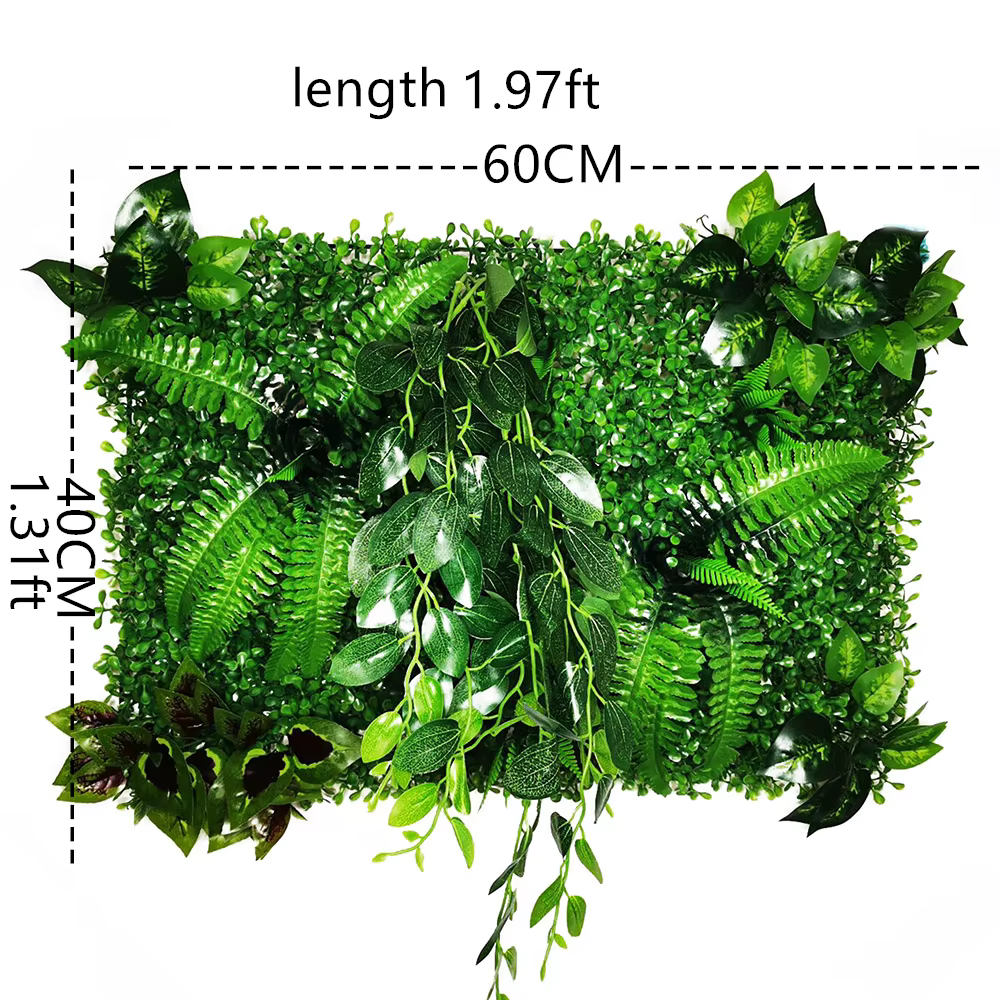Panneau de plante artificielle fausse