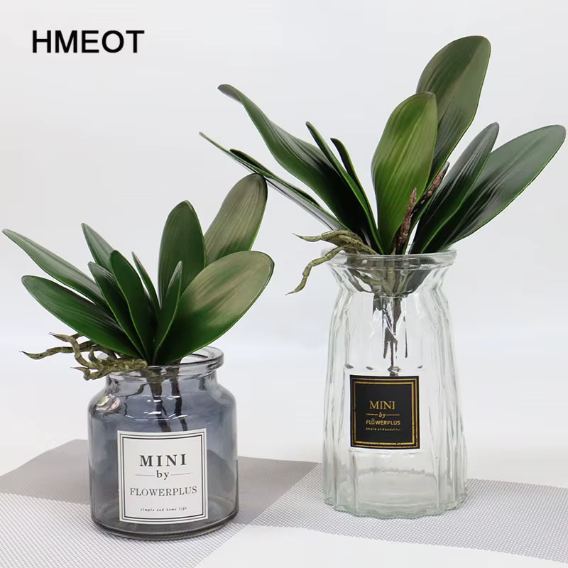 Plantes artificielles, feuilles de Phalaenopsis