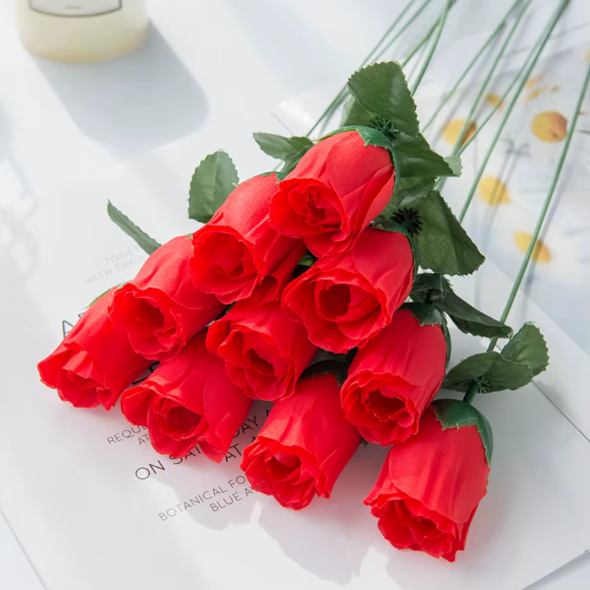 Vase Bouquet de Roses rouges