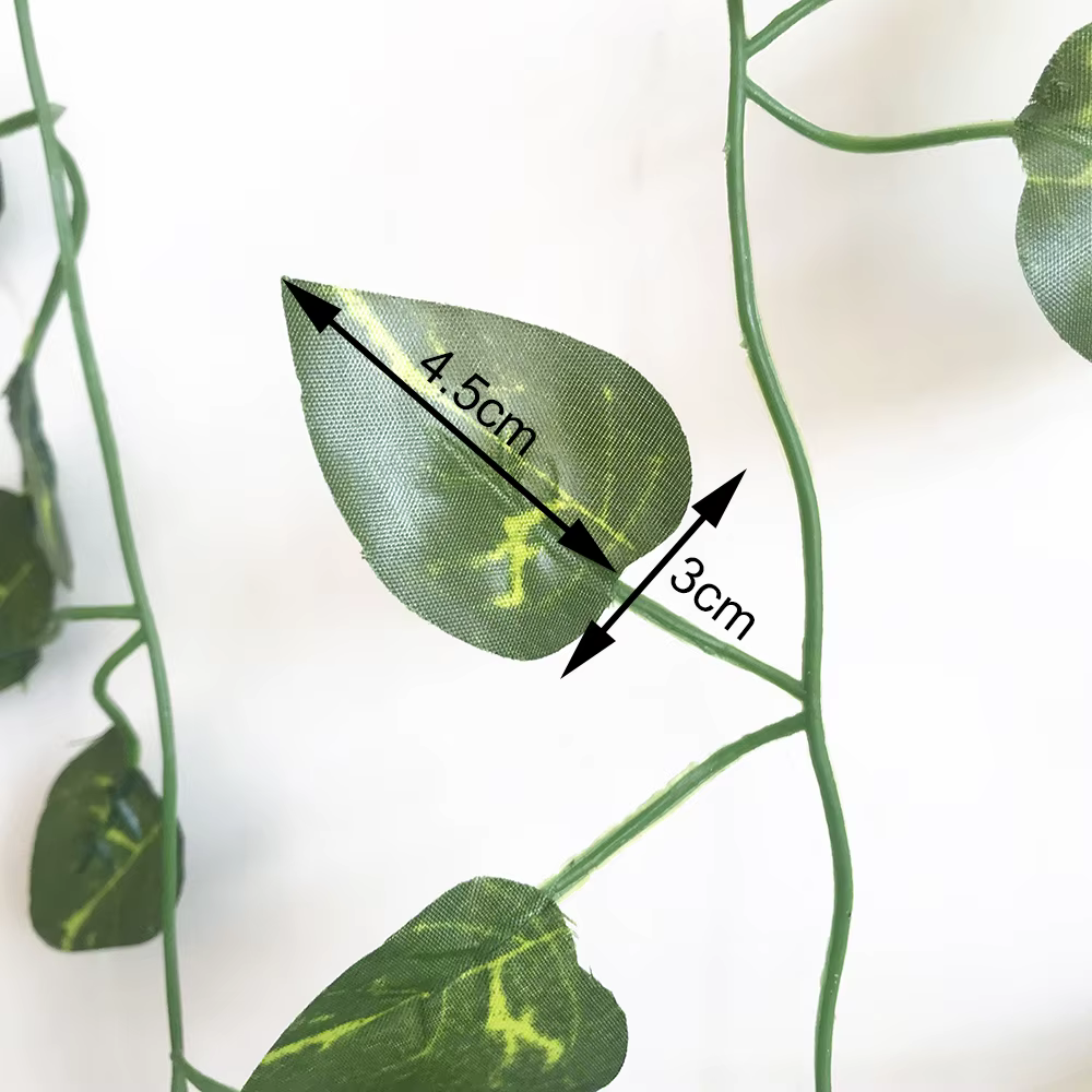 Plantes vertes artificielles suspendues 210cm