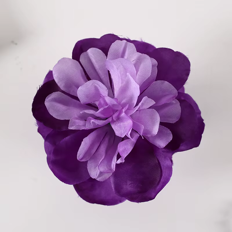 Nouveau lot de 50 têtes de fleurs artificielles Dahlia Rose pour décoration de mariage et de fête