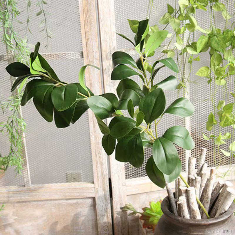 Branche d'arbre de ficus artificielle de 80CM de long