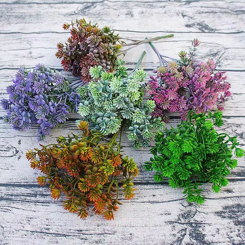Plantes artificielles succulentes pour jardin