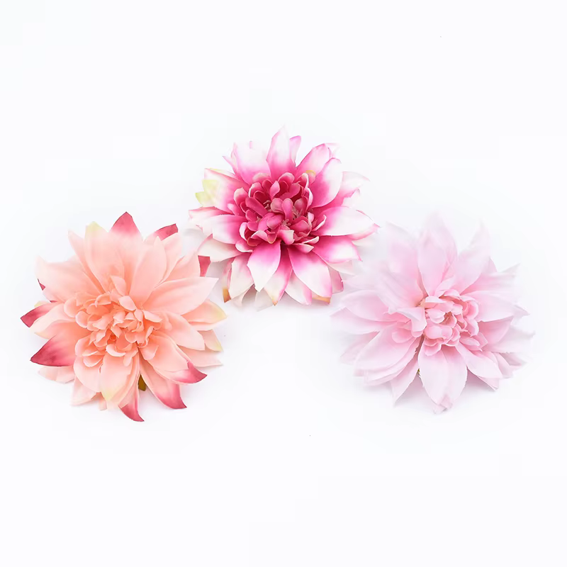 Couronne de fleurs artificielles en soie Gerbera 10CM