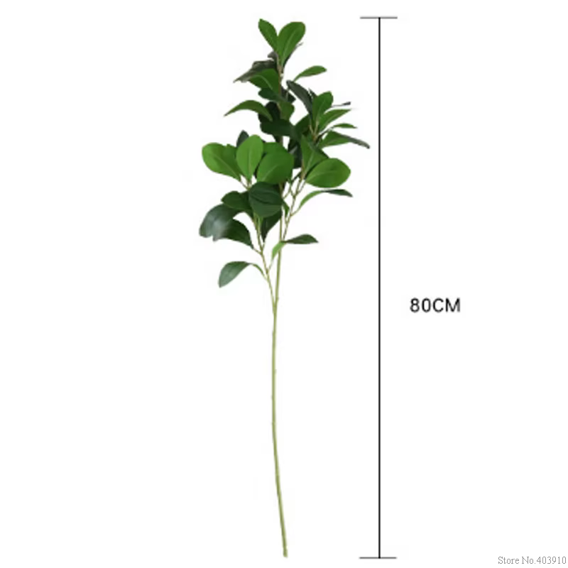 Branche d'arbre de ficus artificielle de 80CM de long