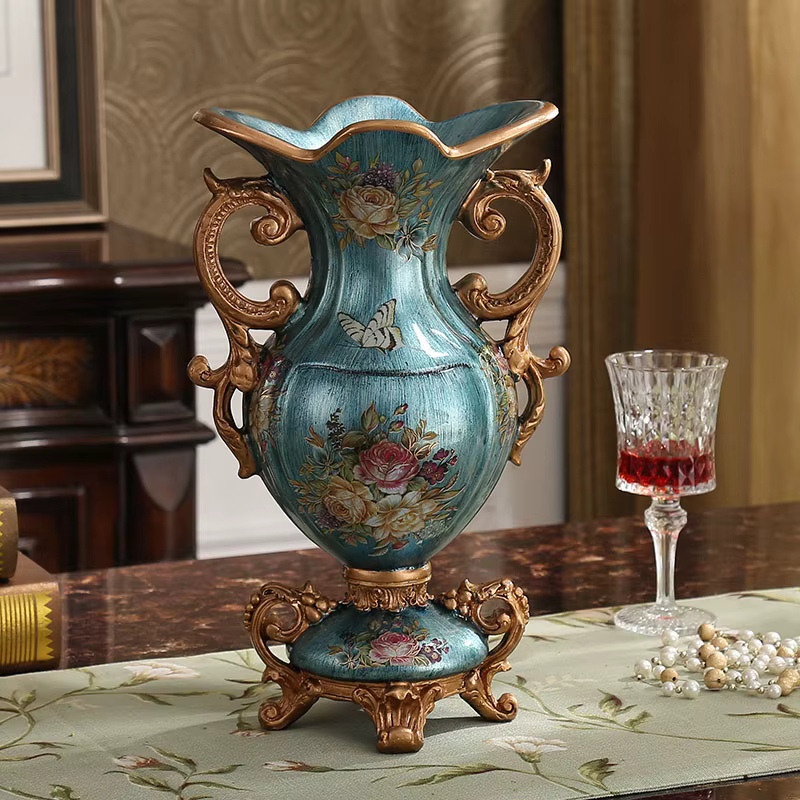 Vase en résine de palais de luxe européen