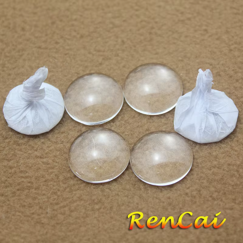 Cabochon Rond en Verre Transparent à Dos pio de 20mm, Bijoux de Charme de DIY, 500 Pièces