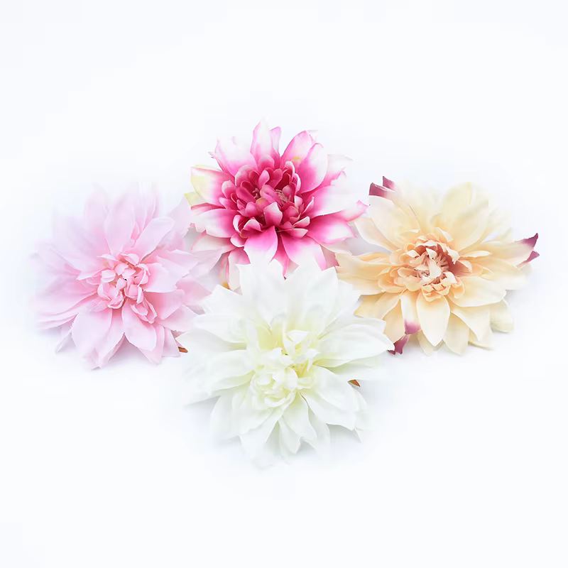Couronne de fleurs artificielles en soie Gerbera 10CM
