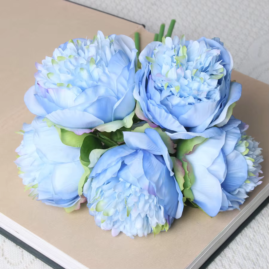 InjFlowers-Pivoine Artificielle Blanche