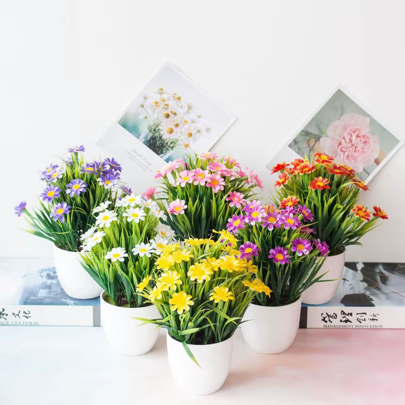 Fausse plante de chrysanthème artificielle