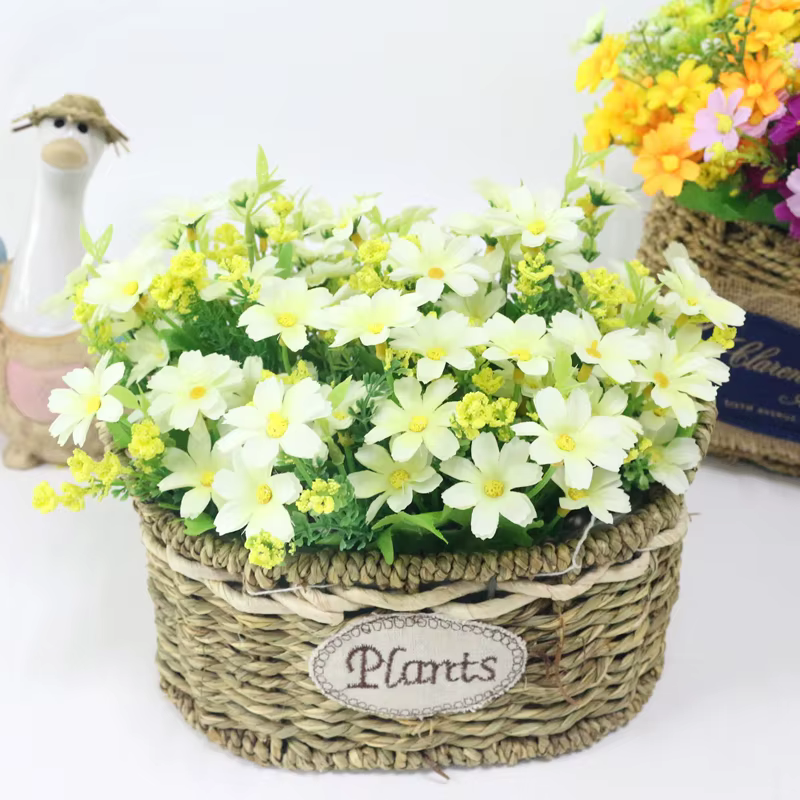 JAROWN Simulation fleur petite marguerite 7 branches Cosmos fausse