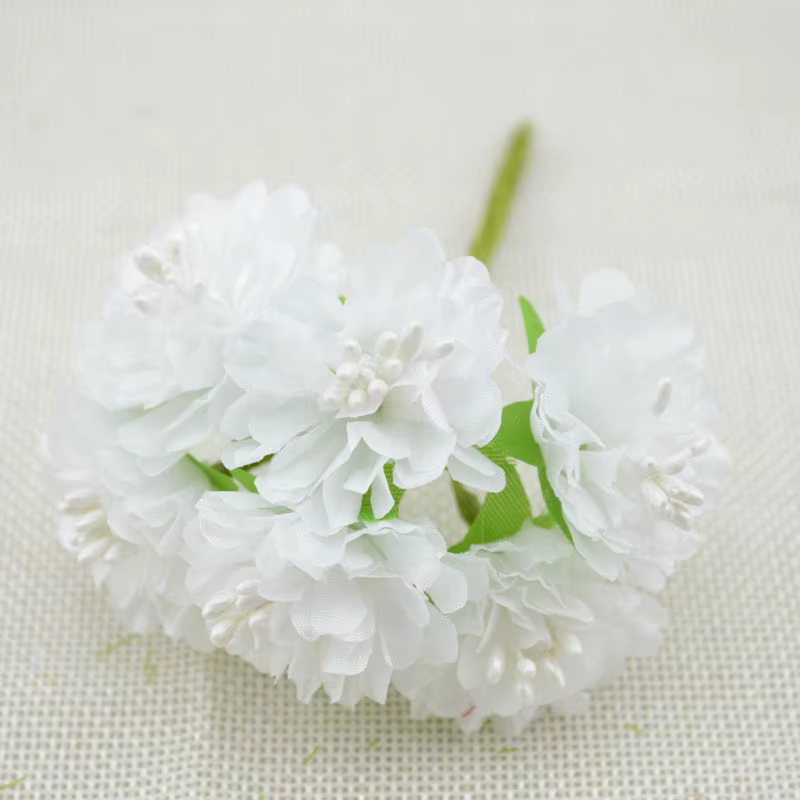 Bouquet de fleurs artificielles en soie
