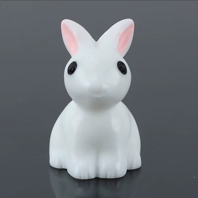 Mini lapin de jardin Miniature en résine