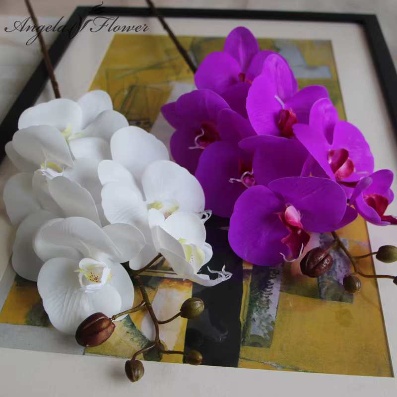 Orchidée Papillon Artificielle en PU