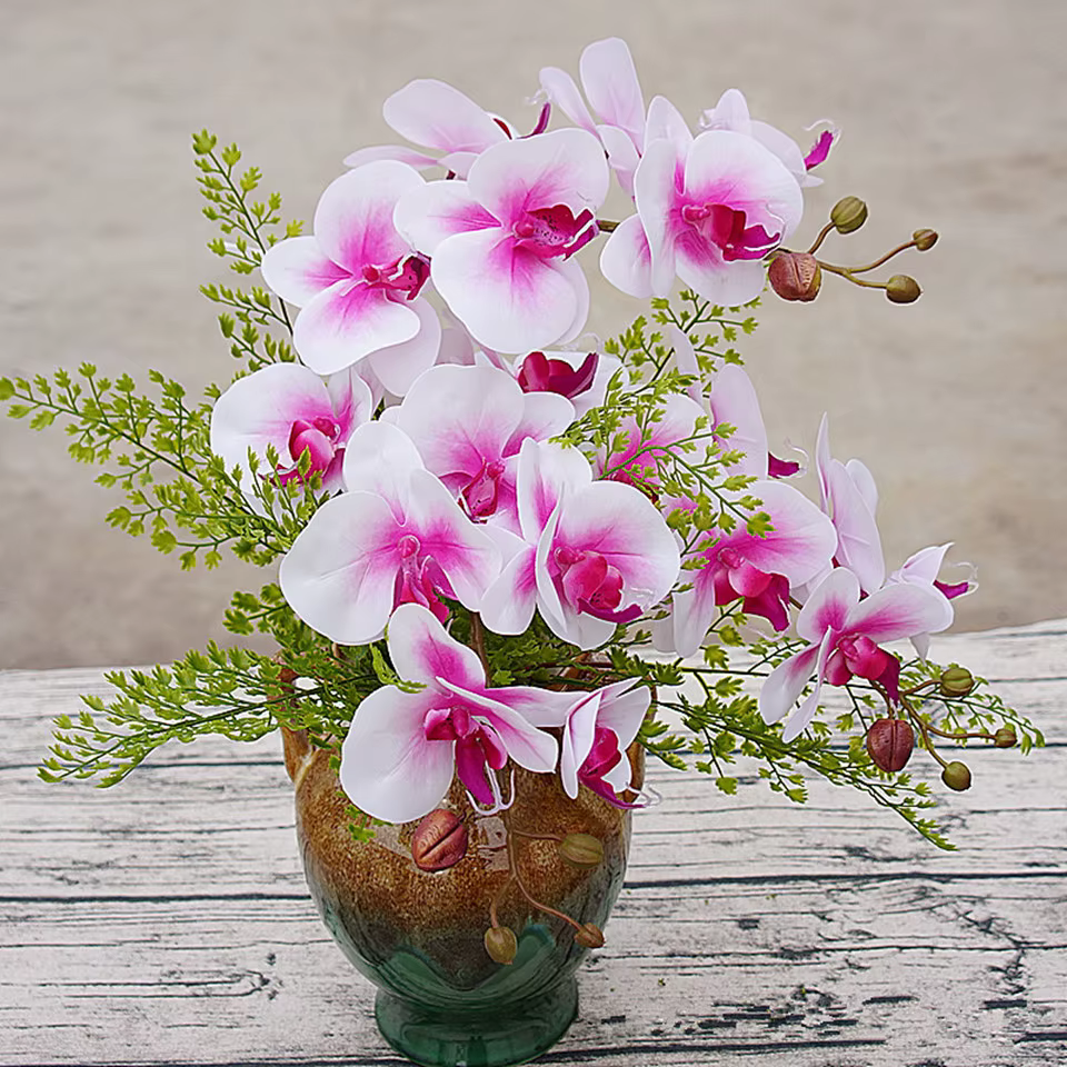 Orchidée Papillon Artificielle en PU