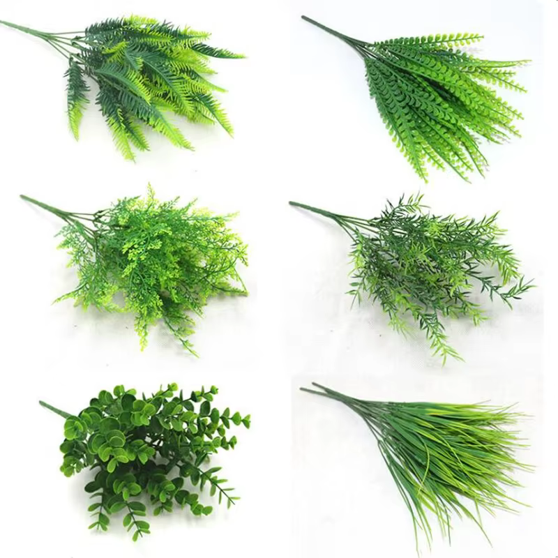 Plantes artificielles en plastique d'eucalyptus