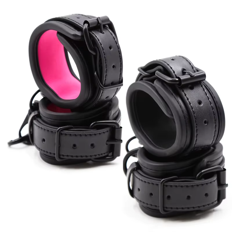 Menottes en cuir réglables et Sexy, jouets sexuels pour femmes et Couples, lien de boucle suspendue, contraintes de Bondage Bdsm, accessoires exotiques