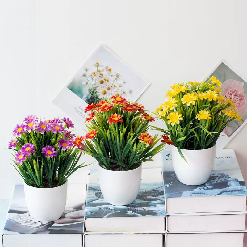 Fausse plante de chrysanthème artificielle