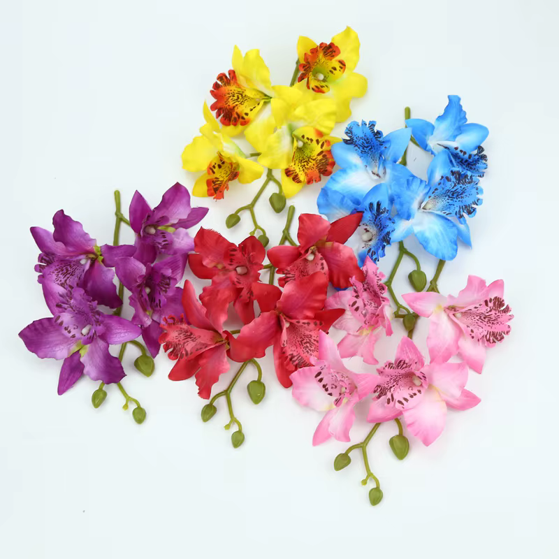 Orchid Vase Display, Fleurs Artificielles