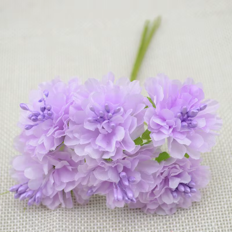Bouquet de fleurs artificielles en soie