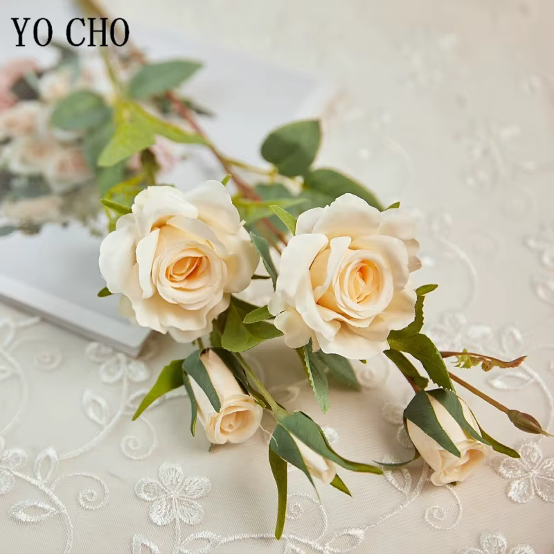 Fleurs artificielles en soie YO CHO