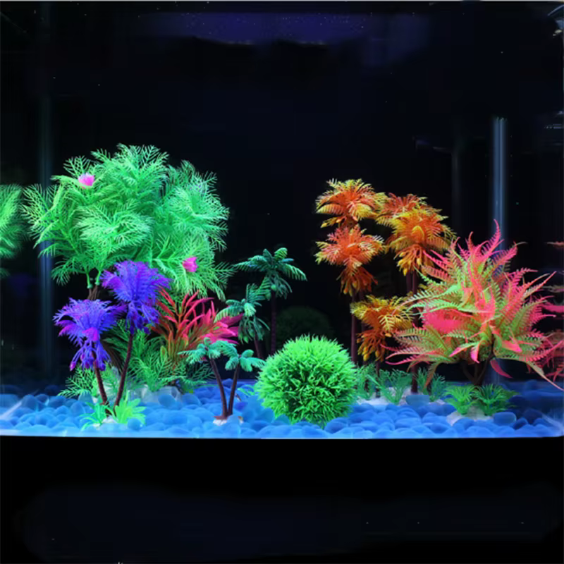 Dia. Décoration de plantes d'aquarium 8cm