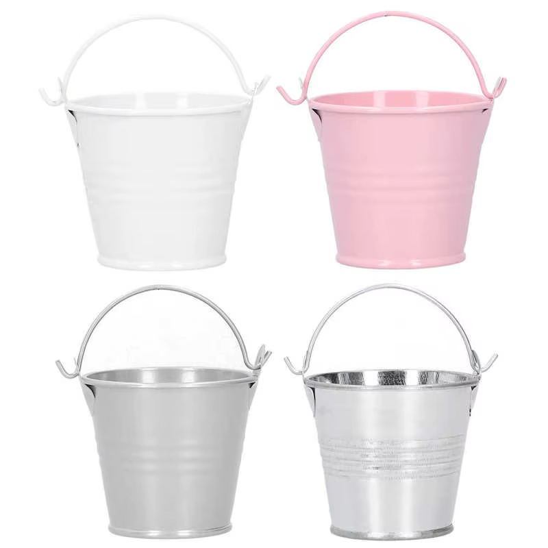 Mini pot de fleur en fer pour plantes succulentes
