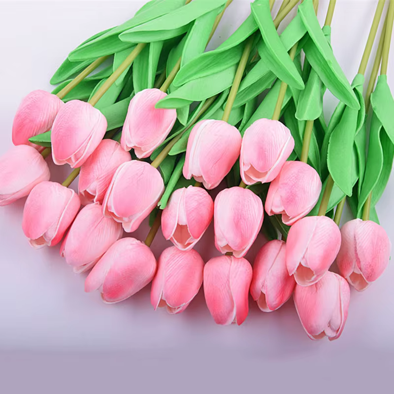 Fleur artificielle de tulipe en PU