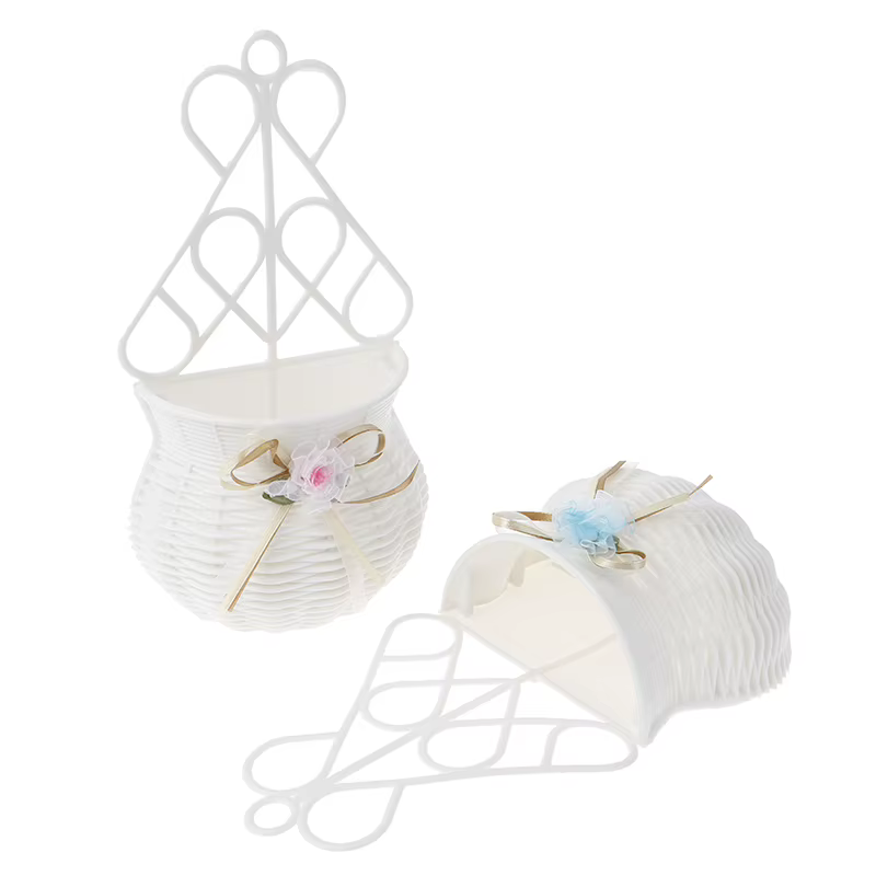 Vase en rotin Élfait à la main pour la décoration intérieure