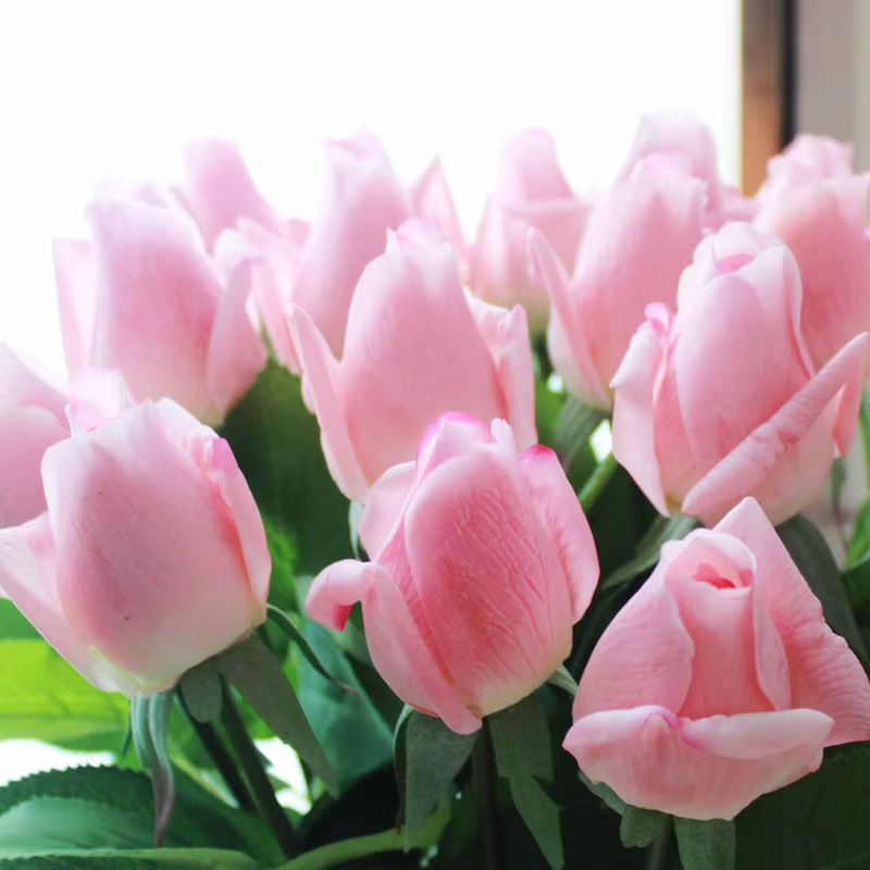 Roses artificielles en Latex