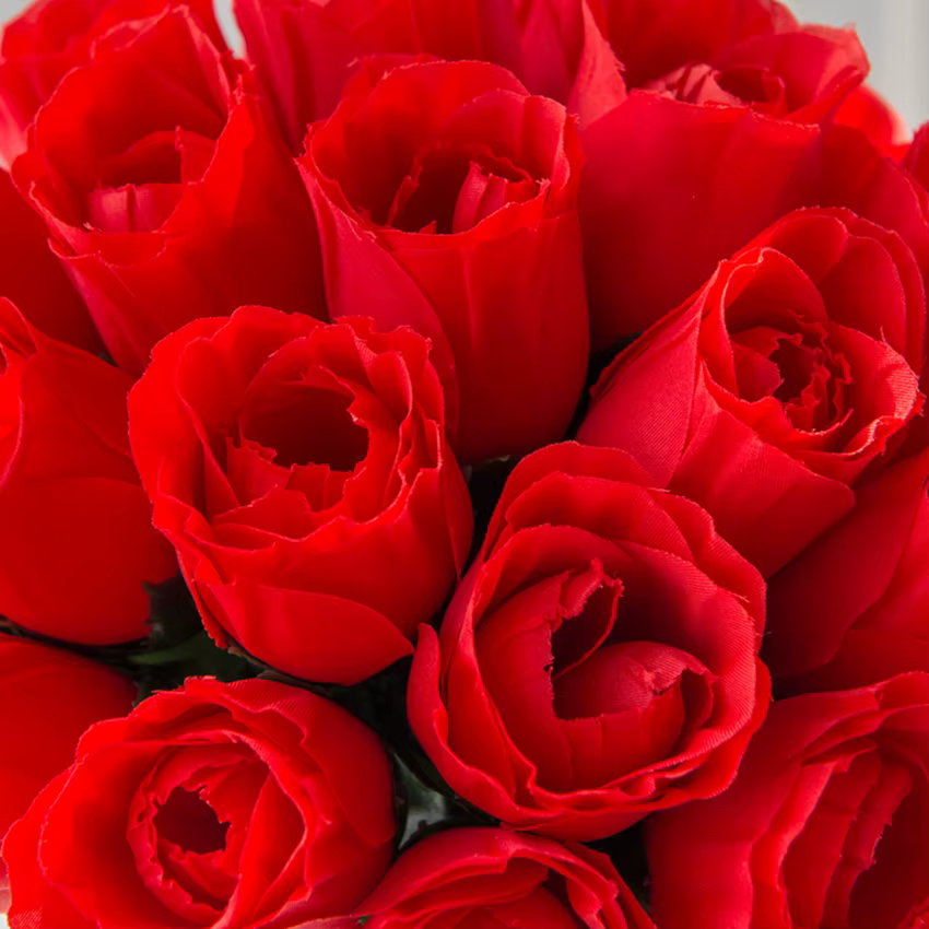 Vase Bouquet de Roses rouges