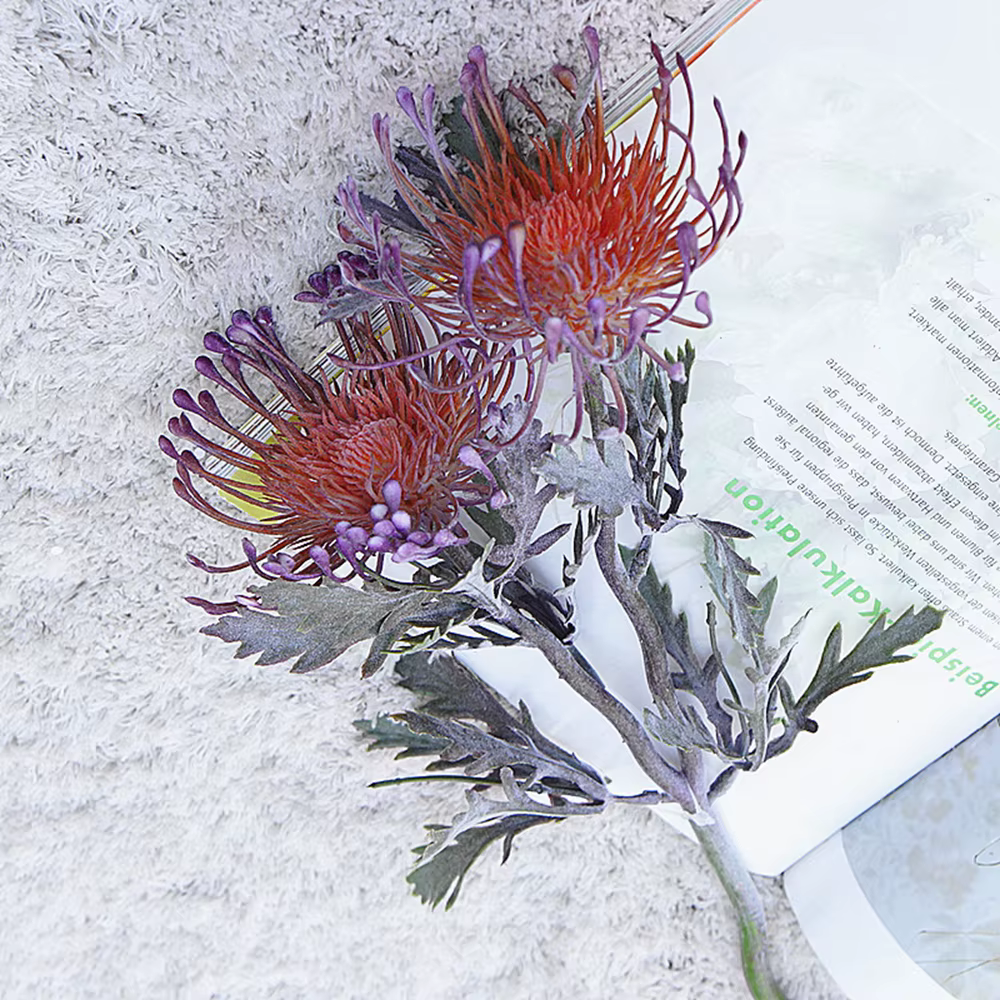 Fleurs artificielles, branche courte
