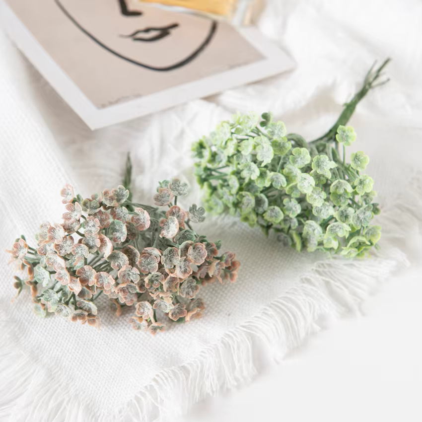 Vase de gypsophile artificiel