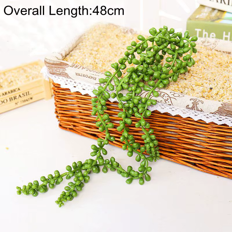 Plantes artificielles vertes suspendues 37-48cm