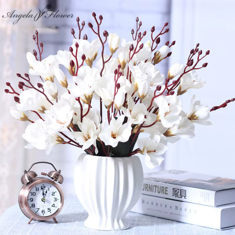 Fleur mangnolia artificielle