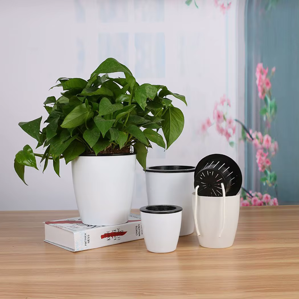 Pot de fleurs d'arrosage automatique