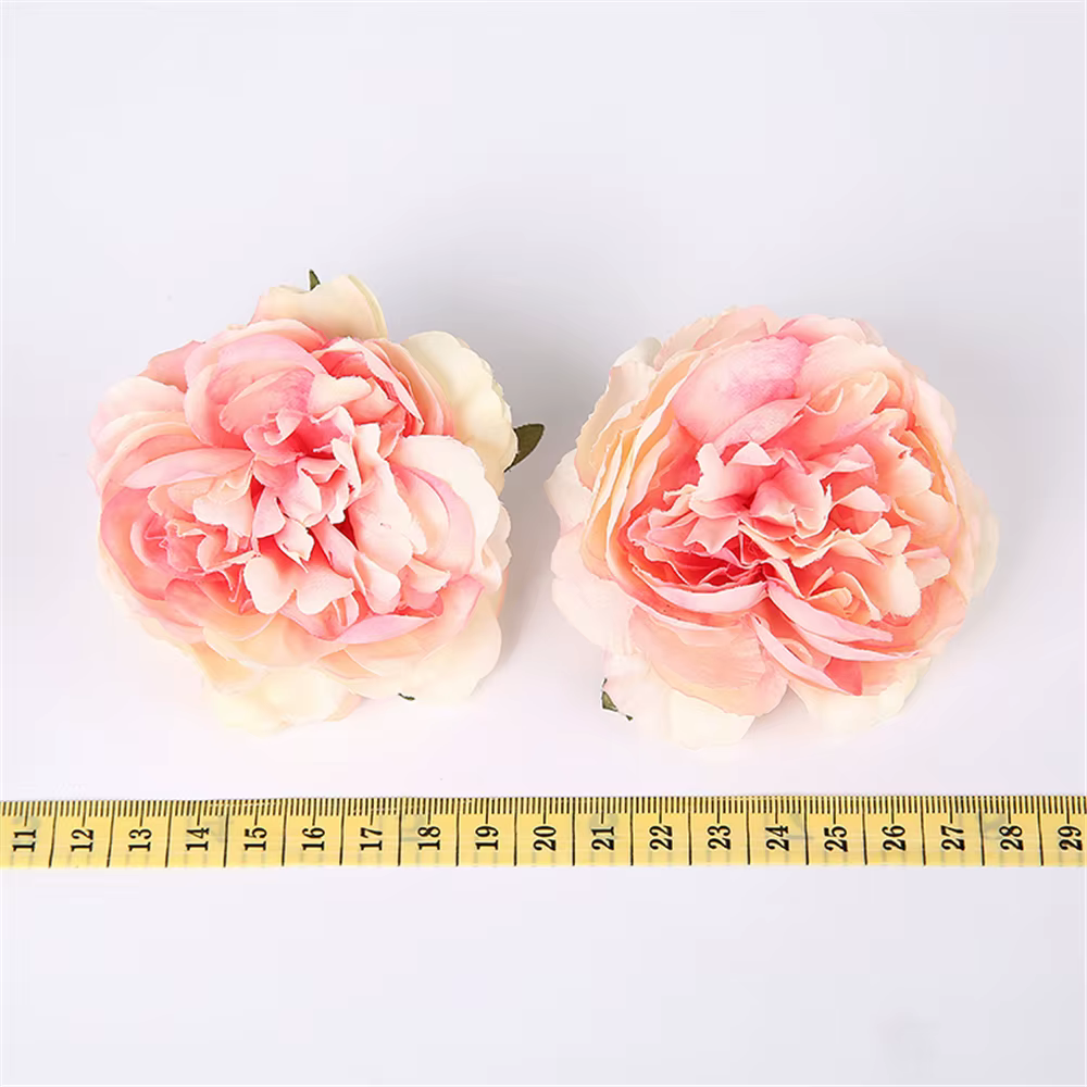 Pivoines en Fleurs Artificielles pour Décoration de Gâteau d'Anniversaire