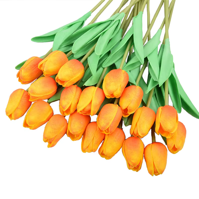 Fleur artificielle de tulipe en PU