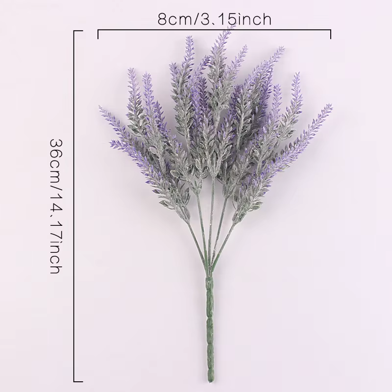 Fleur artificielle de lavande romantique