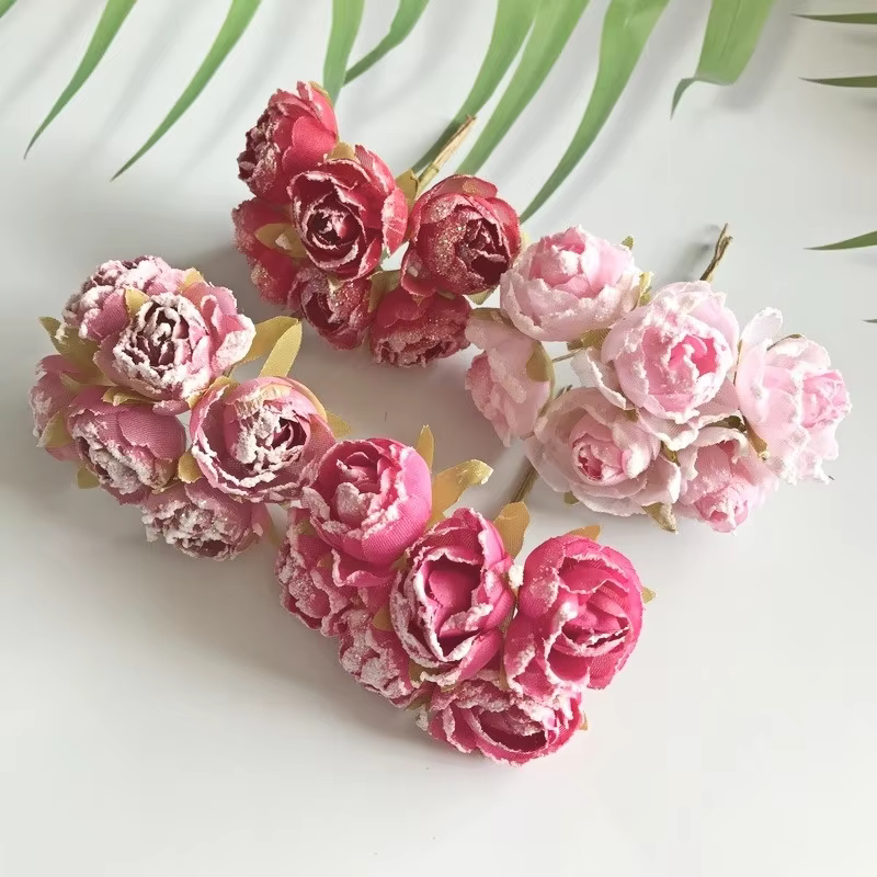Roses artificielles pour Bouquet de mariée