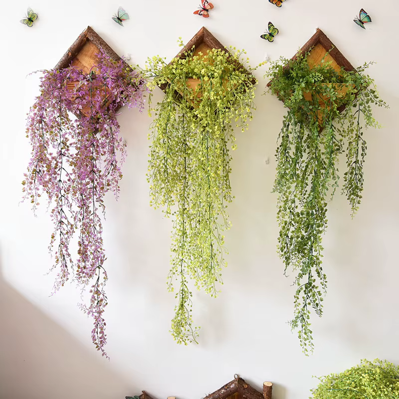 Pots de Fleurs Muraux en Bois, Conteneur Ornemental, user inière de Jardin