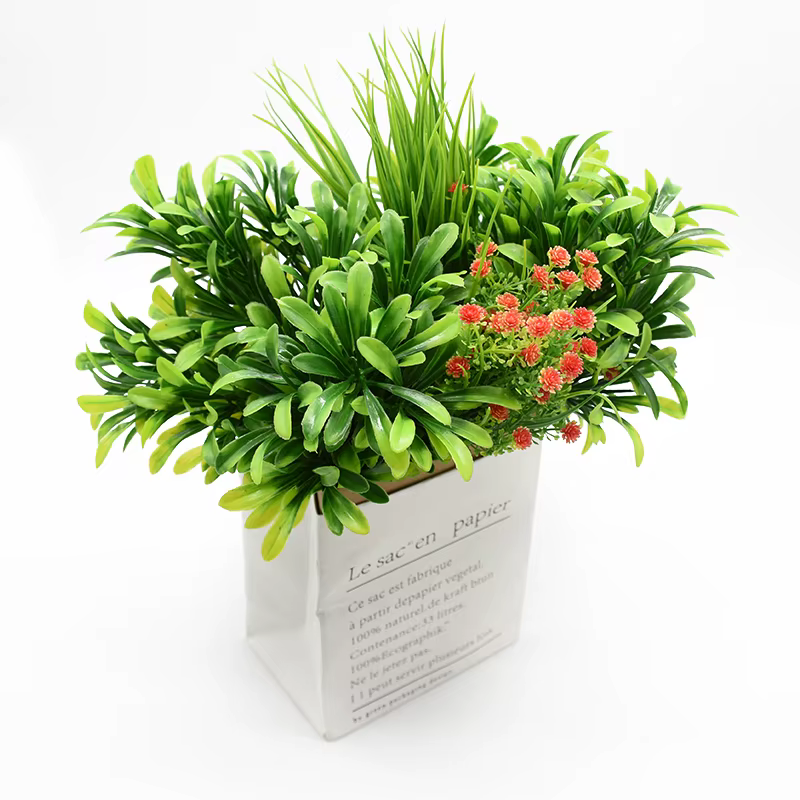 Vase à fleurs en plastique pour décoration de mariage