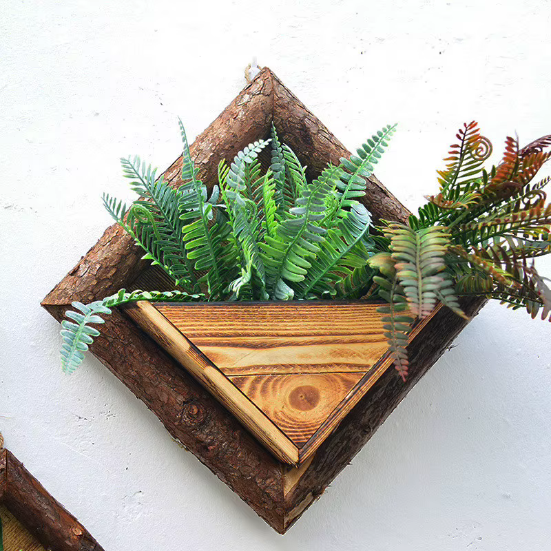 Pots de Fleurs Muraux en Bois, Conteneur Ornemental, user inière de Jardin
