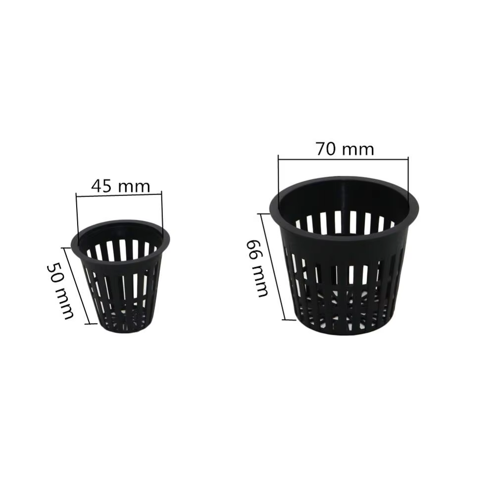Pot en maille de colonisation hydroponique