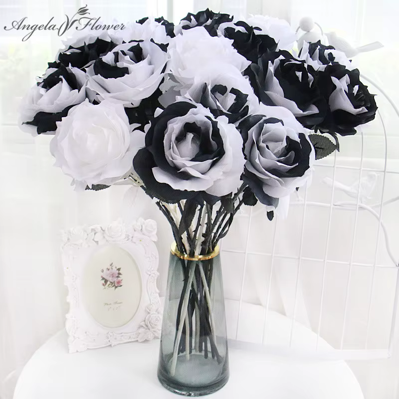 InjRose-Fleur artificielle pour la décoration intérieure