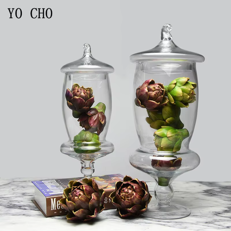 YO CHO Artichaut artificiel plante en plastique fruits