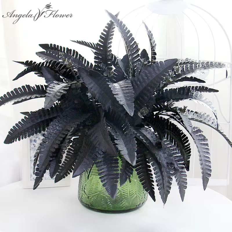 Herbe persane noire, plantes à fleurs artificielles